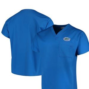 WonderWink Florida Gators Royal Blue Scrub Set